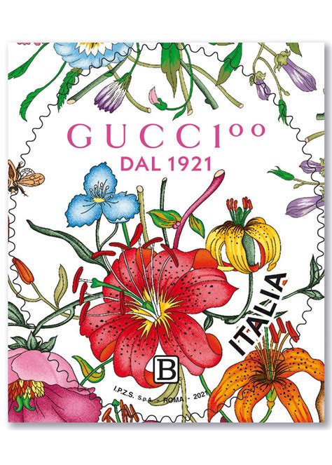 immagini stampe gucci|THE GUCCI STAMP BY ITALIAN POST .